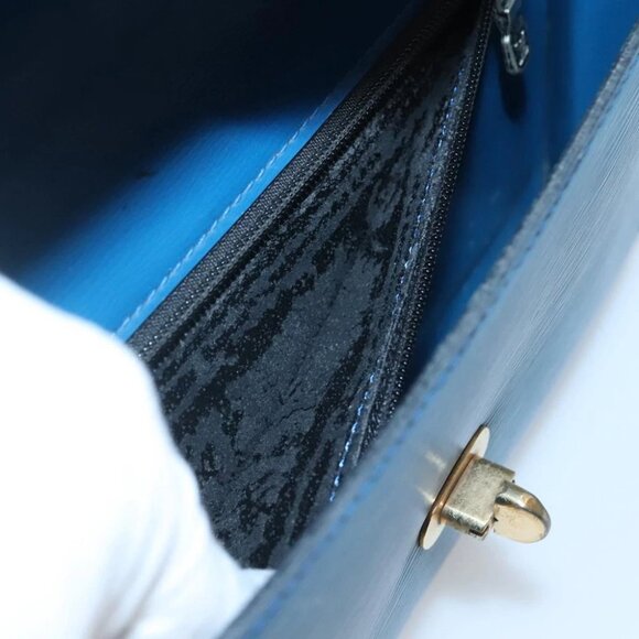 LOUIS VUITTON Epi Pochette Arche Shoulder Bag Blue - Picture 13 of 15